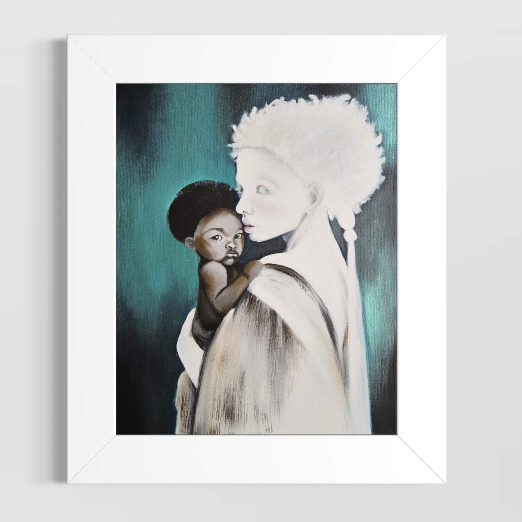 Silhouette féminine stylisée par Anaïs Eck. / Stylized female figure by Anaïs Eck.